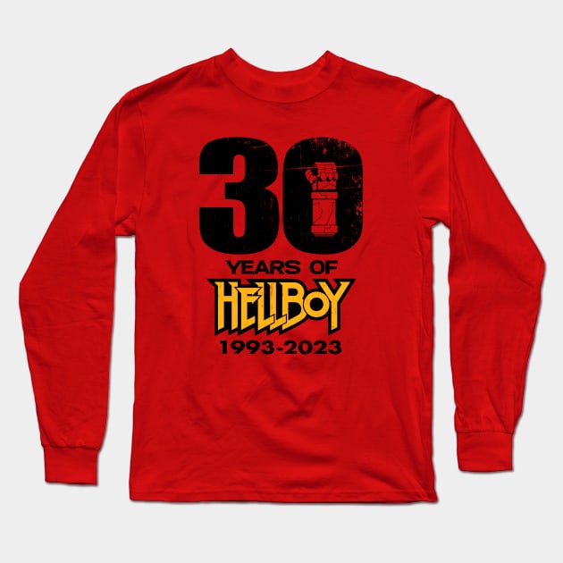 HELLBOY - 30 years 2.0 Long Sleeve T-Shirt by ROBZILLA